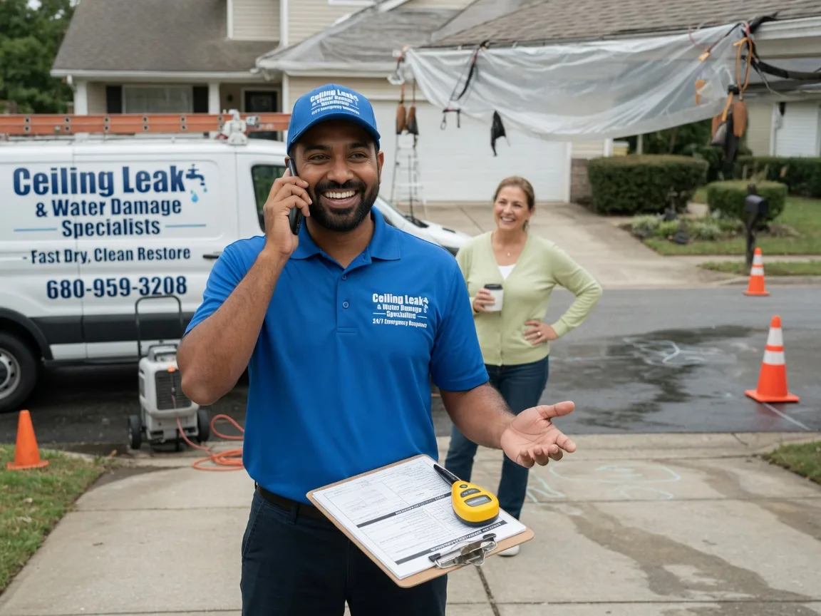 Ceiling Leak Cleanup Wayne, NE FAQs